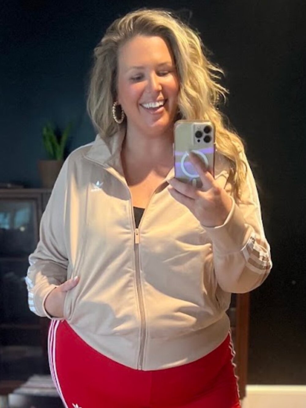Adidas Zip Up Track Jacket